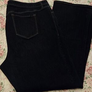 Old Navy LONG Women's Dark Wash Straight Leg Jeans